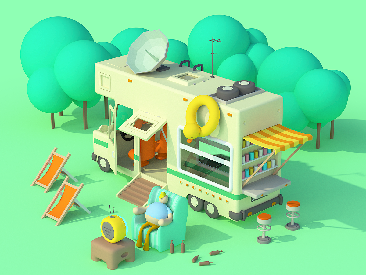 小场景练习（图ZMTUzMjcyMjcy） - 场景 - 站酷设计师张张要努力原创素材 - 站酷ZCOOL