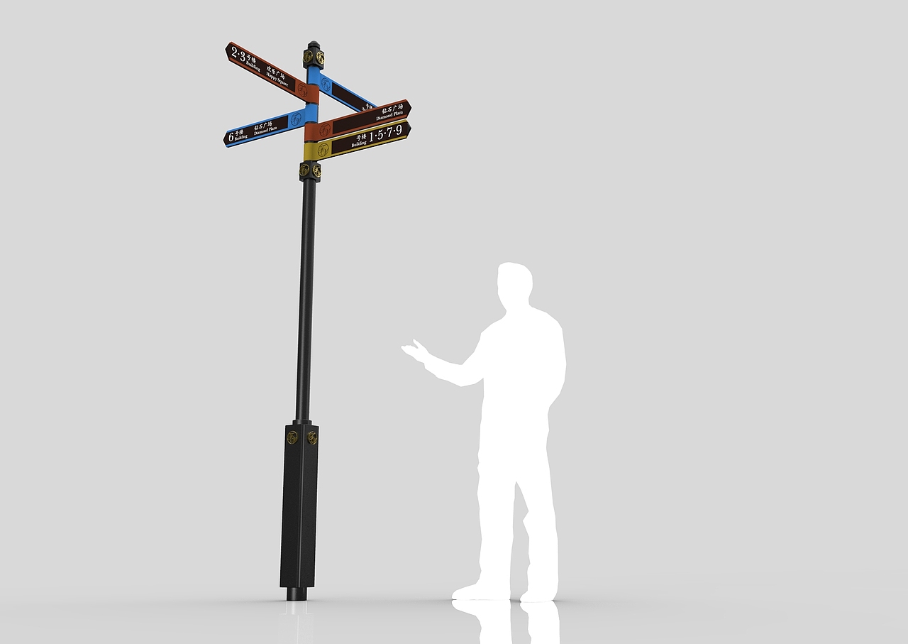 北京花香奥特莱斯导视系统概念方案（图ZNjE2NDE5MTI=） - 商业空间设计 - 站酷设计师北京游艺思设计原创素材 - 站酷ZCOOL