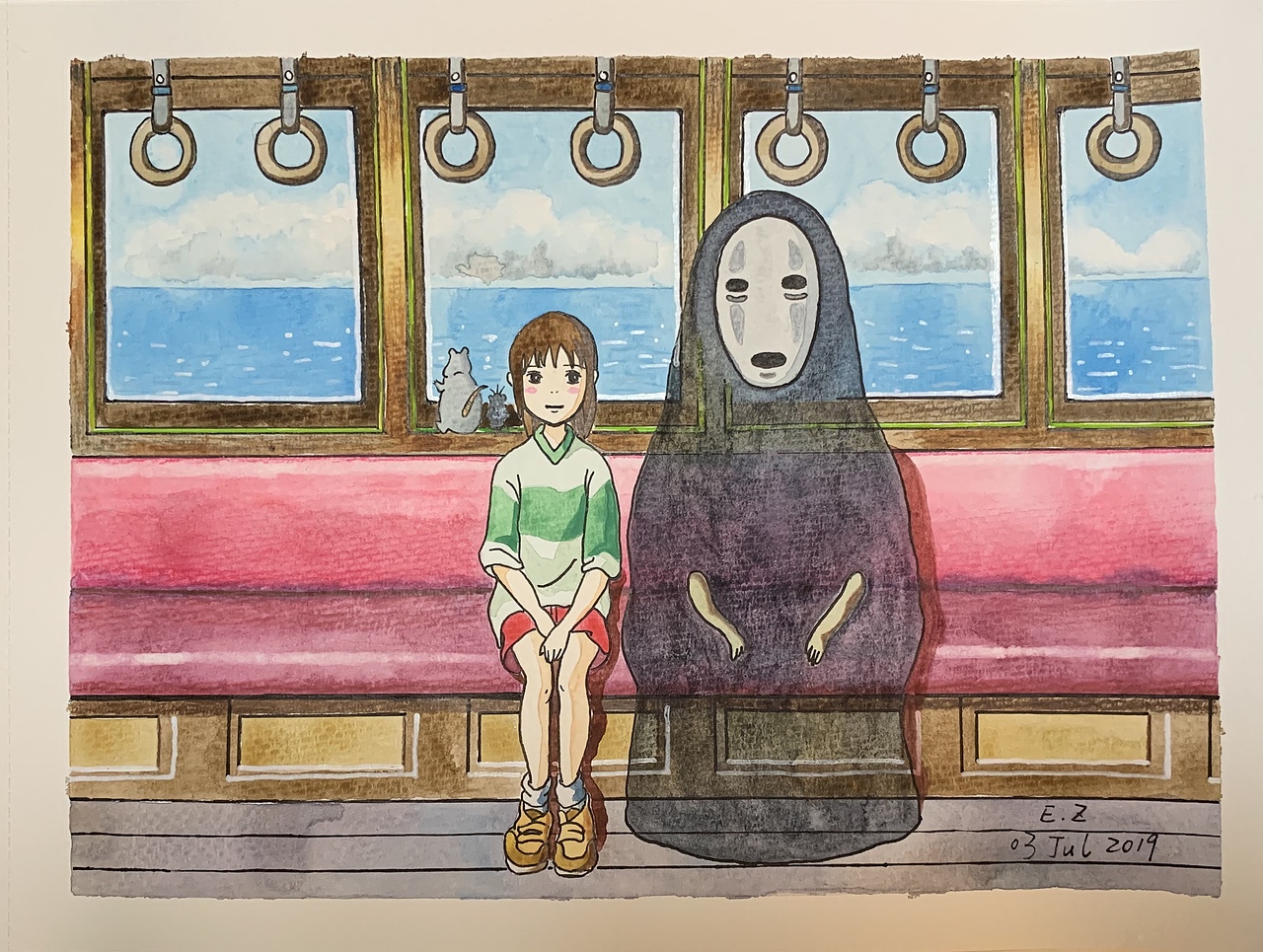 百合花彩铅植物水彩多肉彩铅练习标签千与千寻作品信息创作时间2019