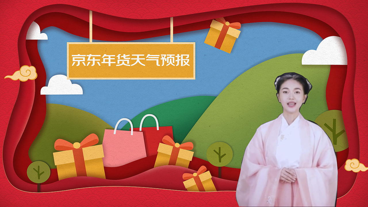 京东年货区域天气（图ZMjg2MzM0MTIw） - 短片 - 站酷设计师大田酱原创素材 - 站酷ZCOOL