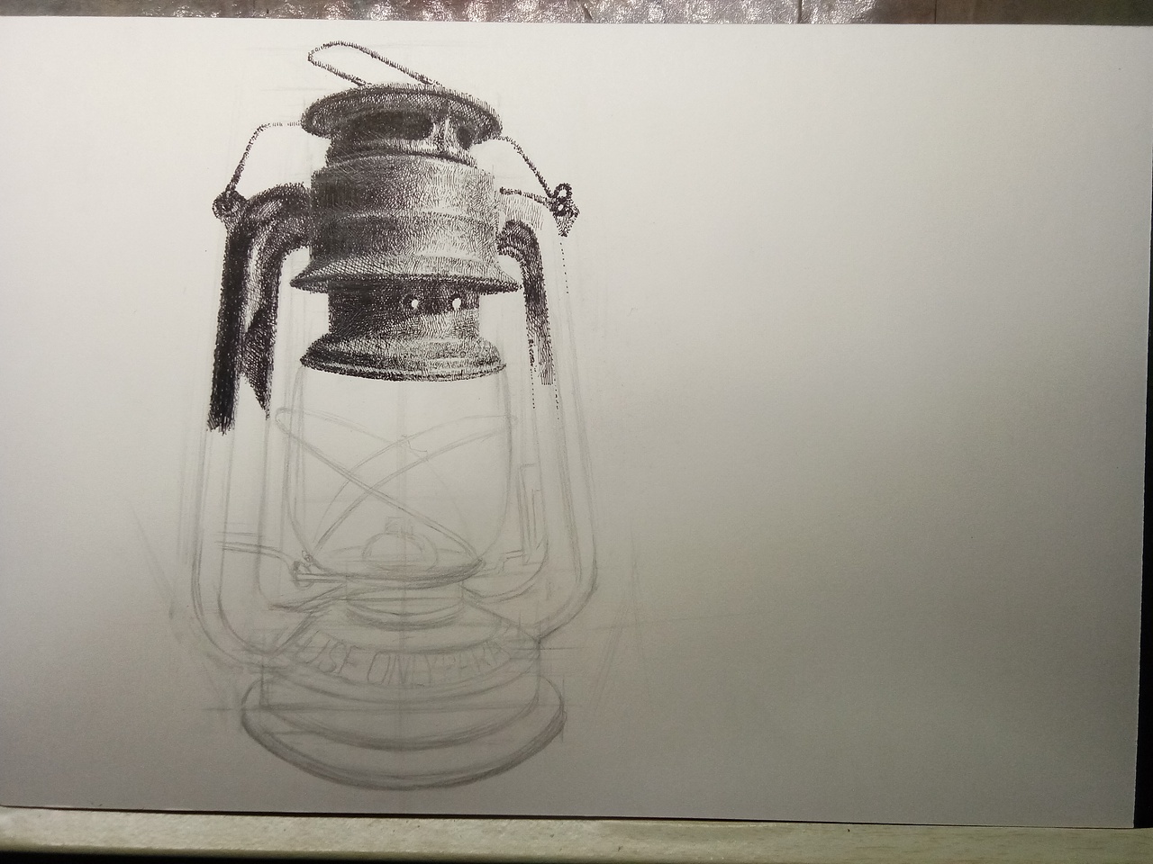 钢笔画古董静物类