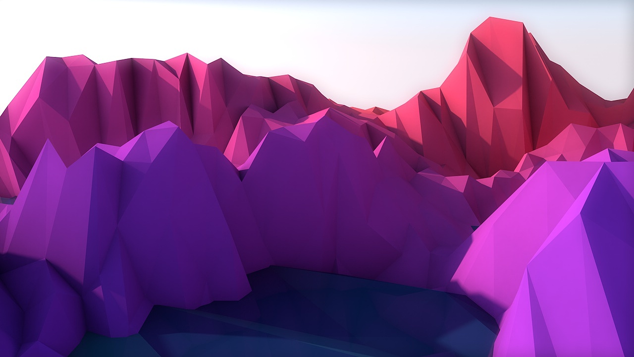 lowpoly with refection（图ZMTk2MzU4MTI=） - 其他三维 - 站酷设计师hxrlock原创素材 - 站酷ZCOOL