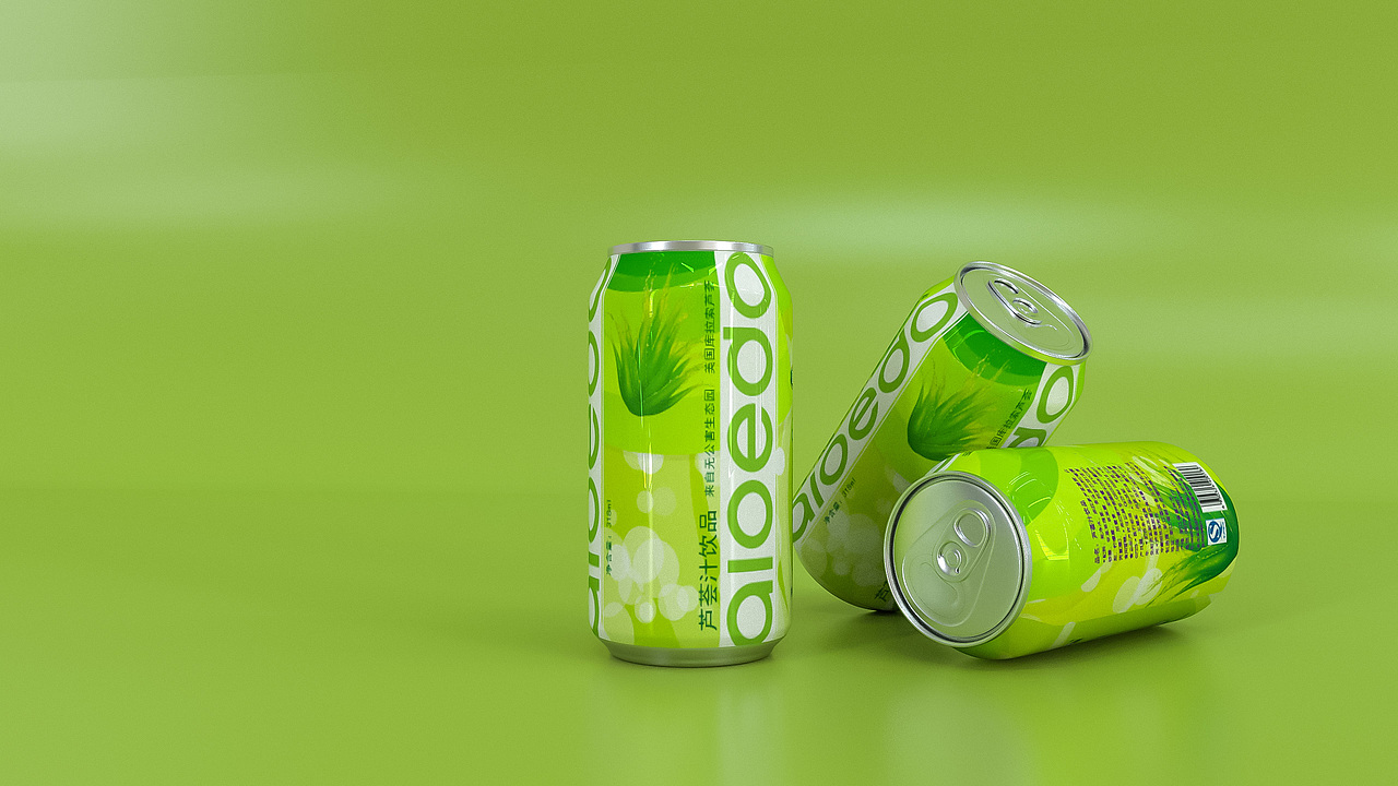 c4d日常建模练习易拉罐建模rs渲染