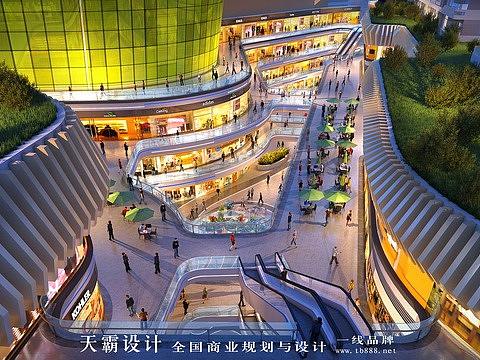 城市综合体设计效果图专辑欣赏 天霸设计场景式设计品