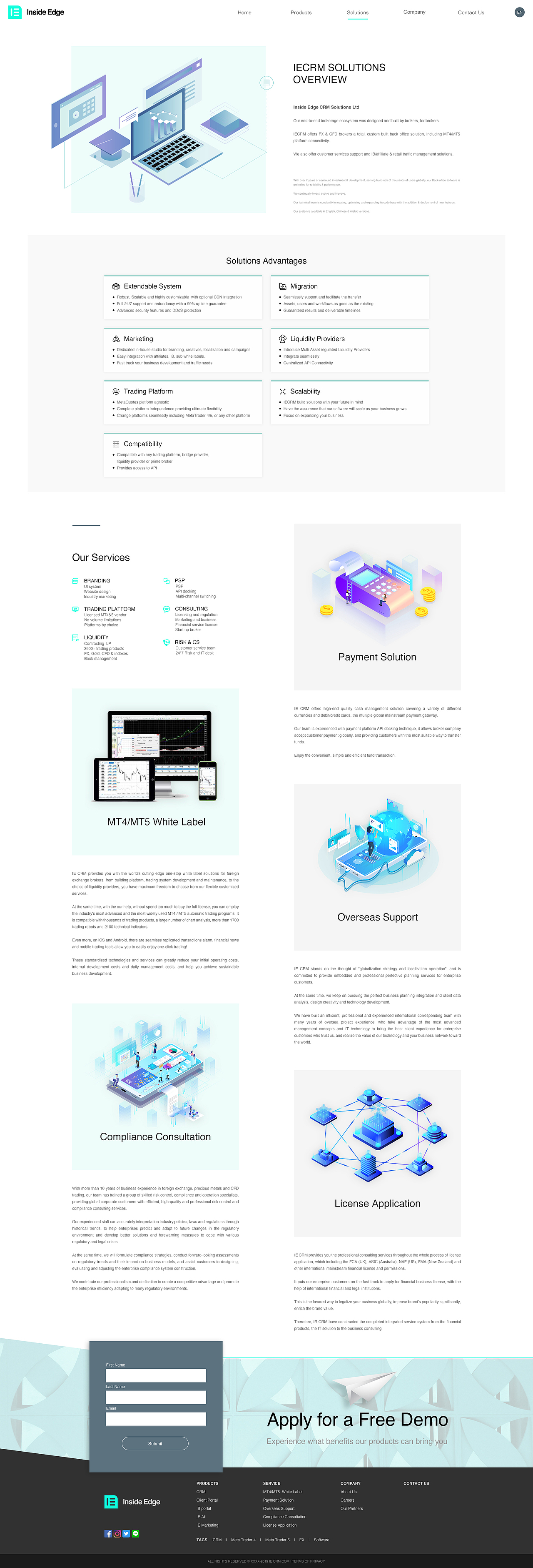 IECRM官网设计（图ZMjAwODU0NDcy） - 企业官网 - 站酷设计师夏雨早知道原创素材 - 站酷ZCOOL