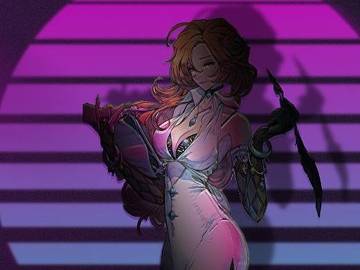 赛博朋克风格个人原创练习——[犯了错是要被惩罚的哦]