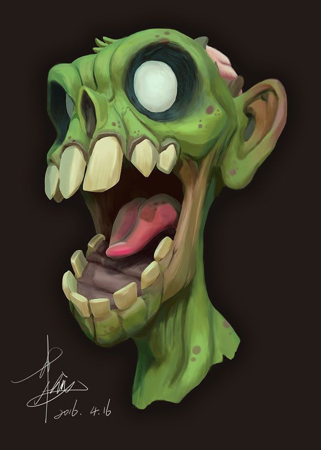 手绘临摹（图ZMTQ3MDIyODUy） - 游戏原画 - 站酷设计师Caisongyi原创素材 - 站酷ZCOOL