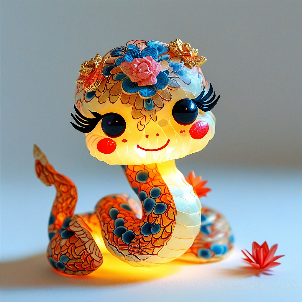 一组萌趣可爱的生肖灵蛇形象贴纸设计(图ZMzc5MjI4NDAw) - AI作品 - 站酷设计师雪里莓工作室原创素材 - 站酷ZCOOL