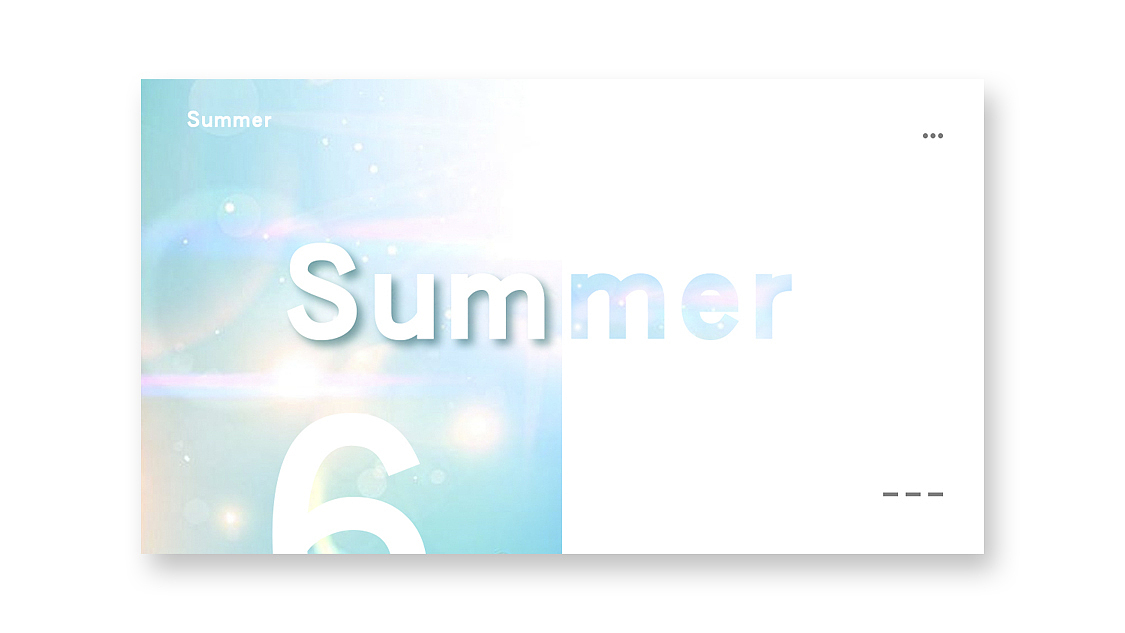 春夏秋冬 四季海报 日历封面PS练习