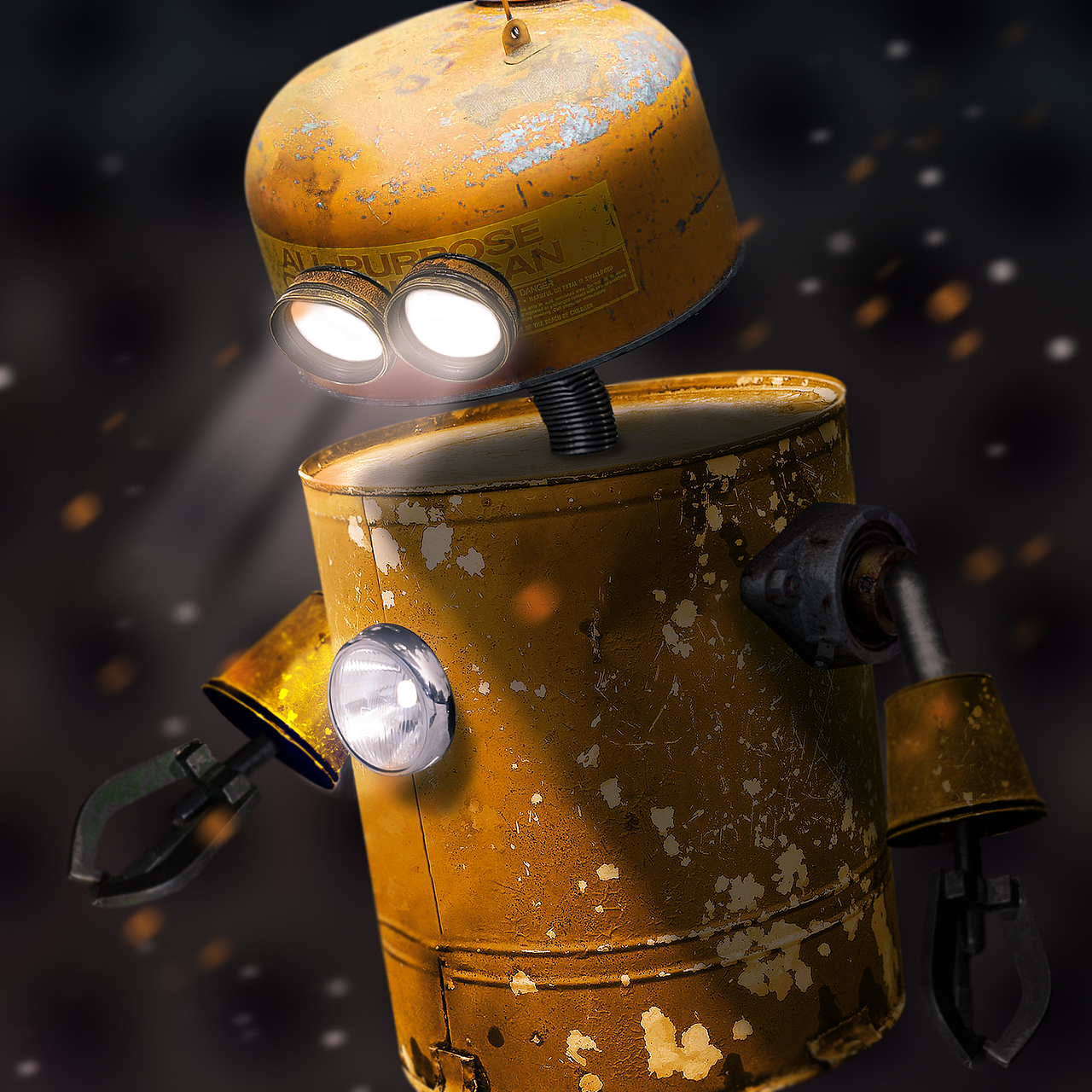 收破烂做机器人发家致富（图ZMTU0ODEzMDEy） - 其他平面 - 站酷设计师度余欢原创素材 - 站酷ZCOOL