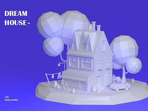 c4d练习（个人主页-ZMjg0MDYyMDA=） - 建筑/空间 - 站酷设计师张张要努力原创素材 - 站酷ZCOOL