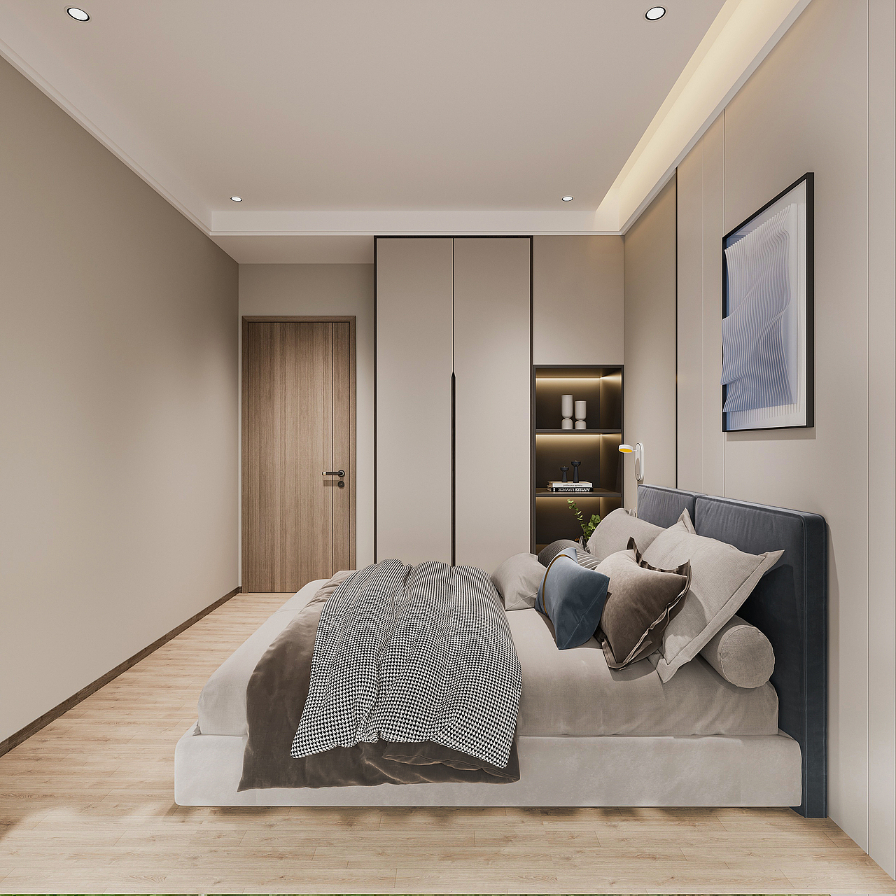 深圳装修:大族云峰二期,现代简约风的家