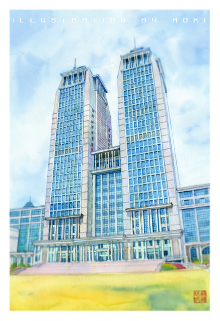 手绘高校系列——《复旦大学》