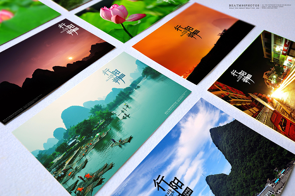 这是拿自己拍的照片做成的明信片,印刷了五册,如果喜欢的话记得告诉我~我会根据地址寄给对方~哈哈