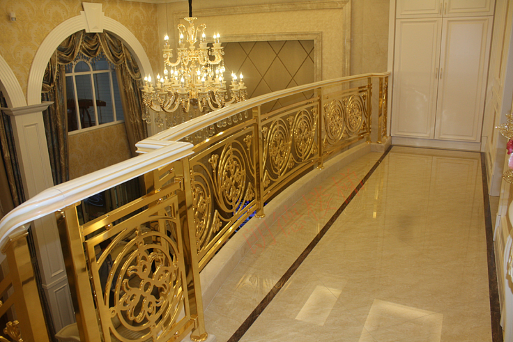 江苏南通纯铜雕花护栏几种造型