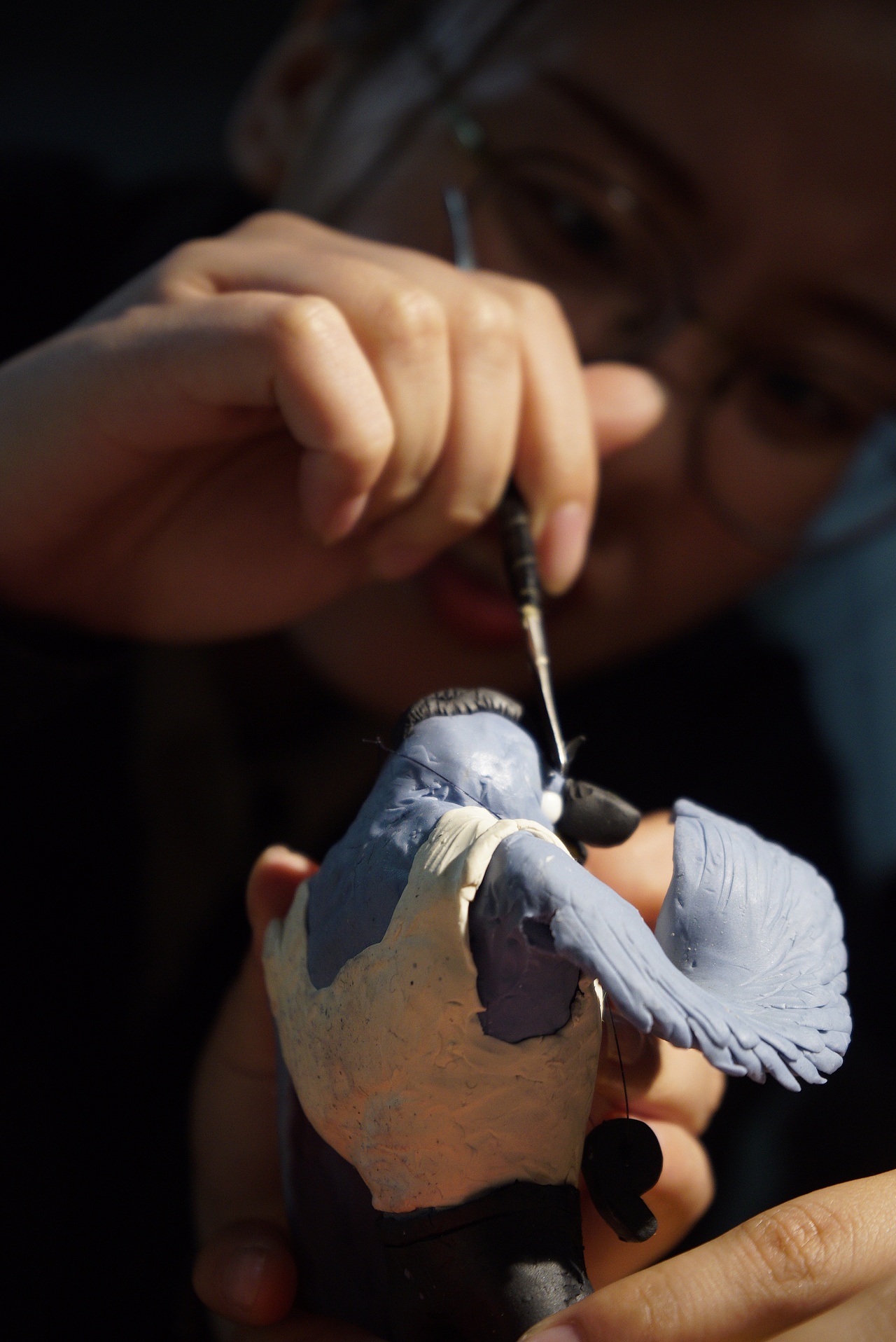 蒋钰烨同学精雕黏土