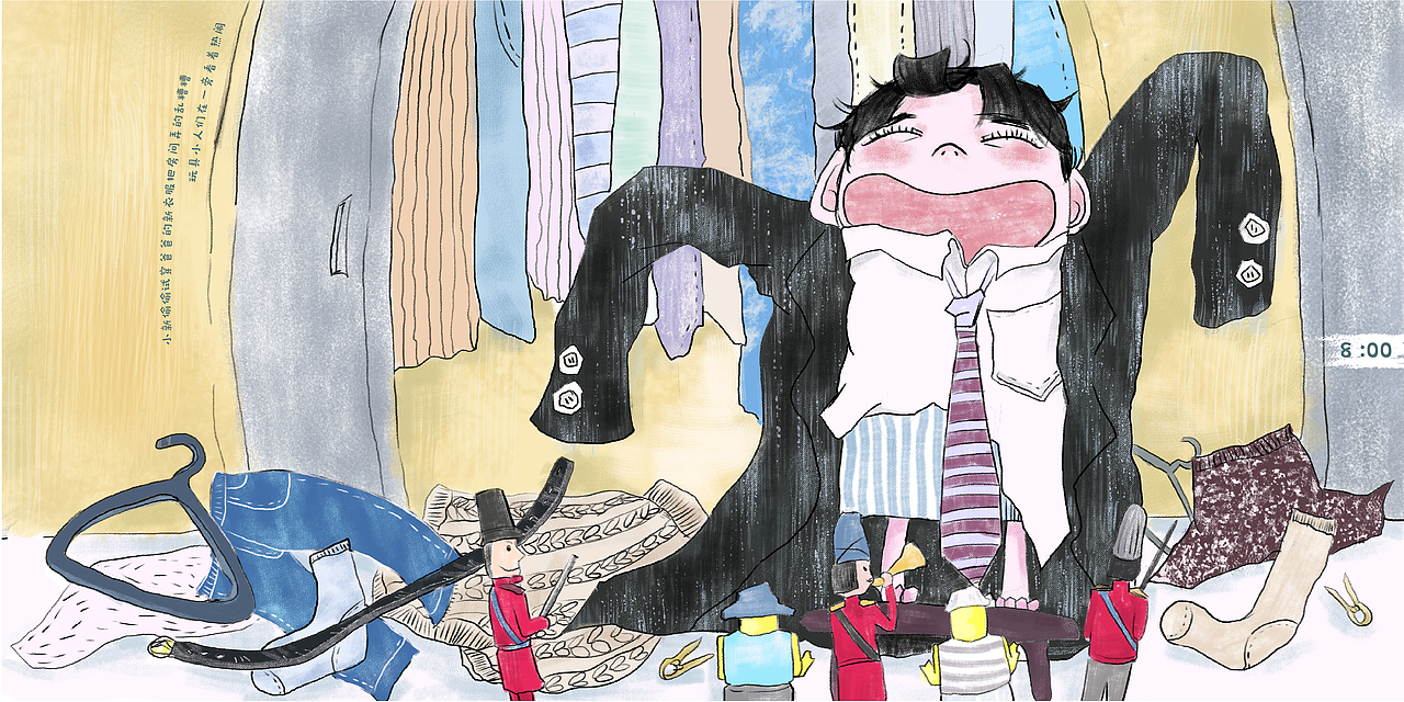 立體手繪本《小小新的大大年》（圖ZMjE4MDM3MDky） - 書(shū)籍/畫(huà)冊(cè) - 站酷設(shè)計(jì)師一只居兒原創(chuàng)素材 - 站酷ZCOOL