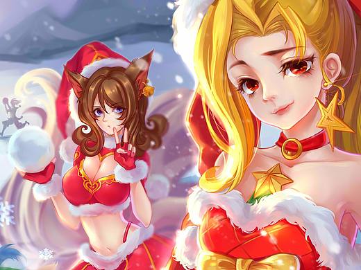 一波冰雪节插画