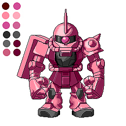 像素画夏亚专用扎古