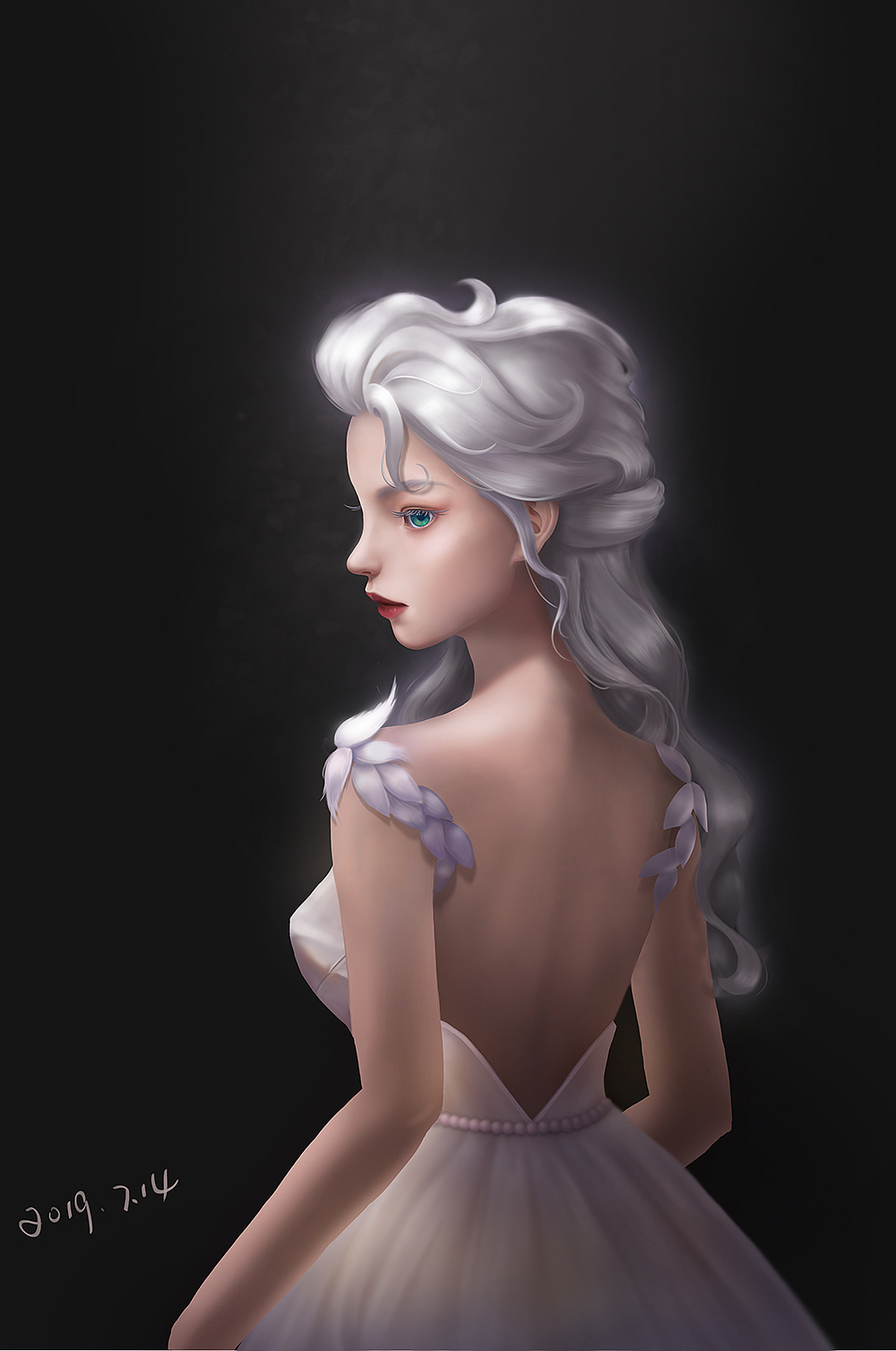 冰雪女王（图ZMTY3MDkyNzQ4） - 创作习作 - 站酷设计师Azalea_Xu原创素材 - 站酷ZCOOL