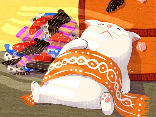 小喵咪系列（个人主页-ZNDIxMzk3MjA=） - 创作习作 - 站酷设计师卿卿Sev原创素材 - 站酷ZCOOL