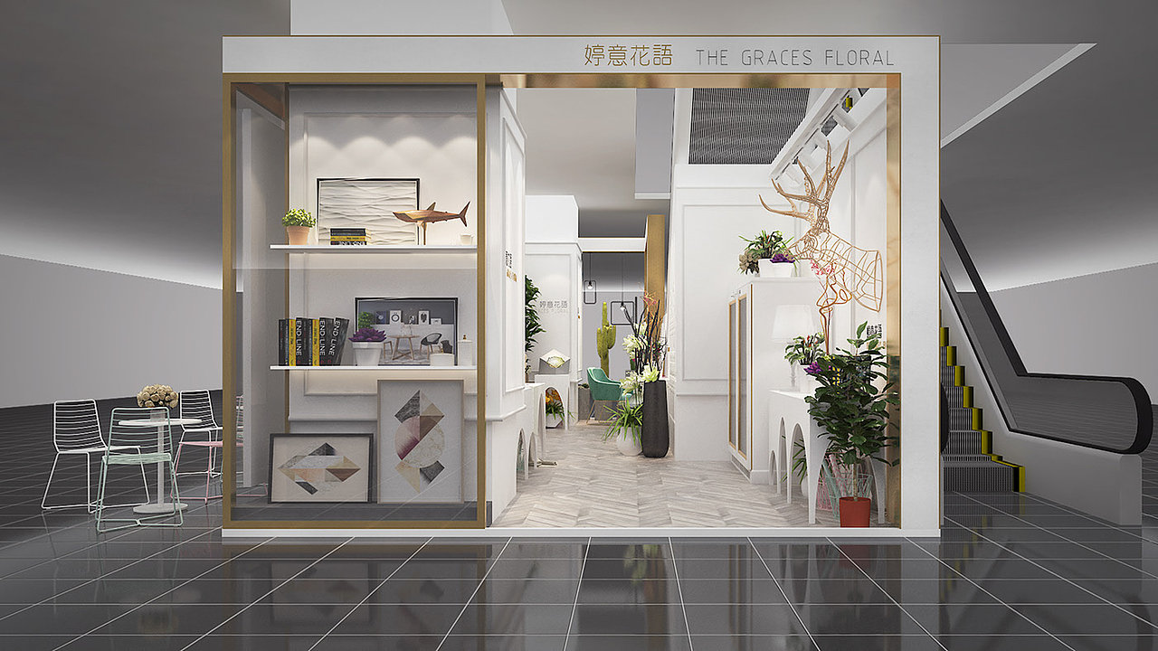 花店展位（图ZMTc5NDE3MzUy） - 其他三维 - 站酷设计师设计狮Ming原创素材 - 站酷ZCOOL
