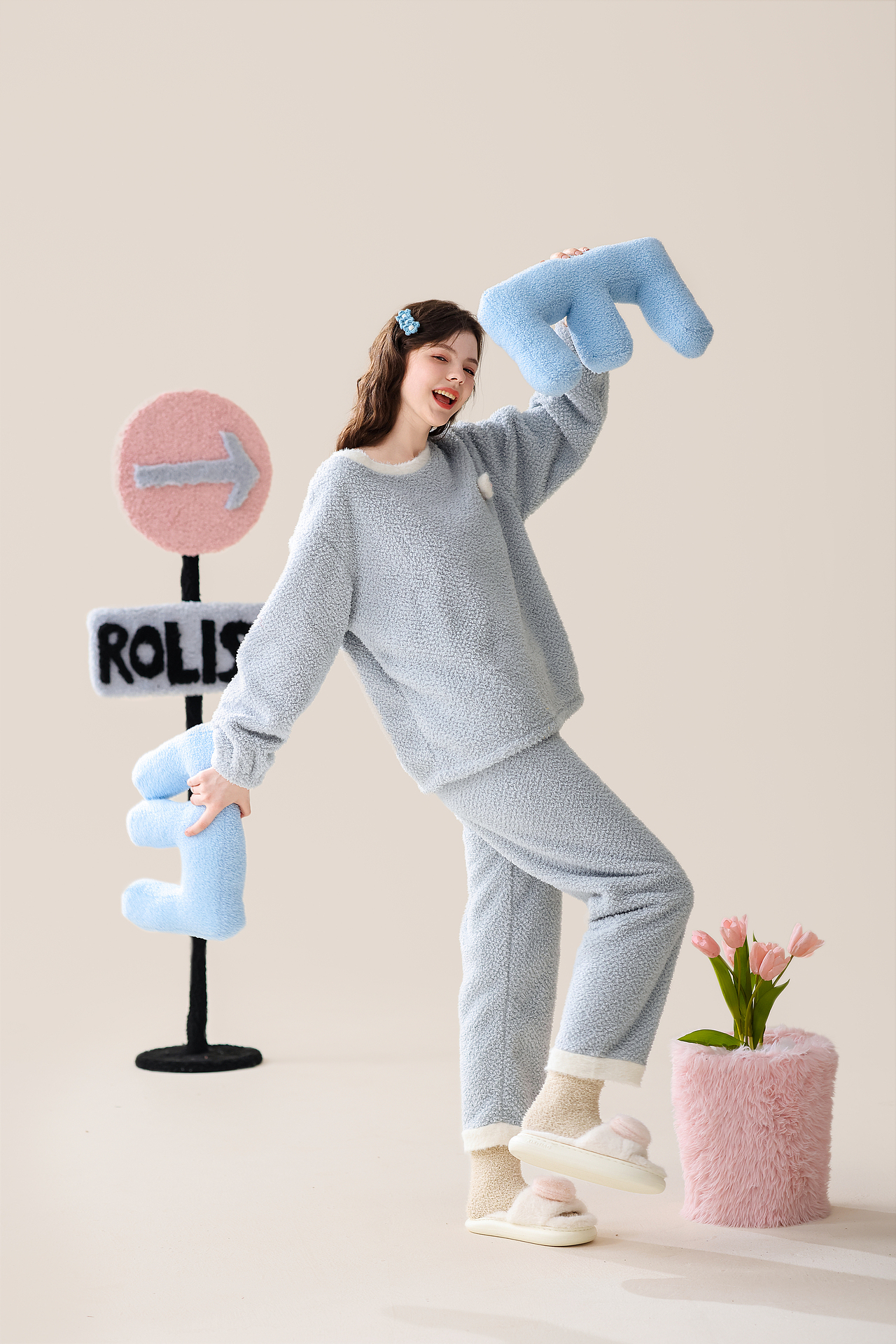 家居服拍摄 | 奶油风 | 多巴胺可爱少女感