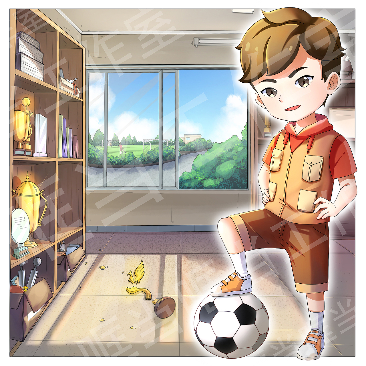 凯叔讲故事app x 口袋神探|插画|儿童插画|哐当哐当工作室_原创作品-