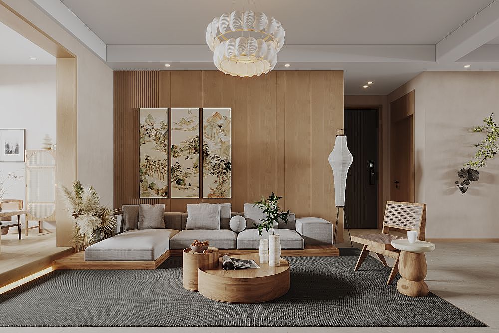 日式原木客餐厅（图ZMzE5OTE1NTk2） - 其他 - 站酷设计师如你所願原创素材 - 站酷ZCOOL