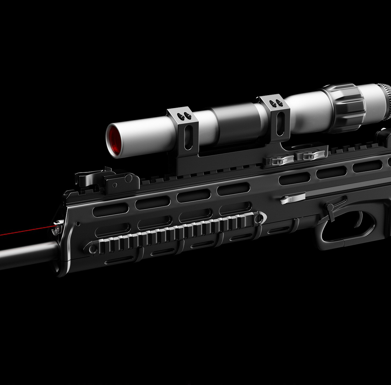 C4D建模第四把枪（图ZMTUyNDg3NDA0） - 机械/交通 - 站酷设计师皓areyou原创素材 - 站酷ZCOOL