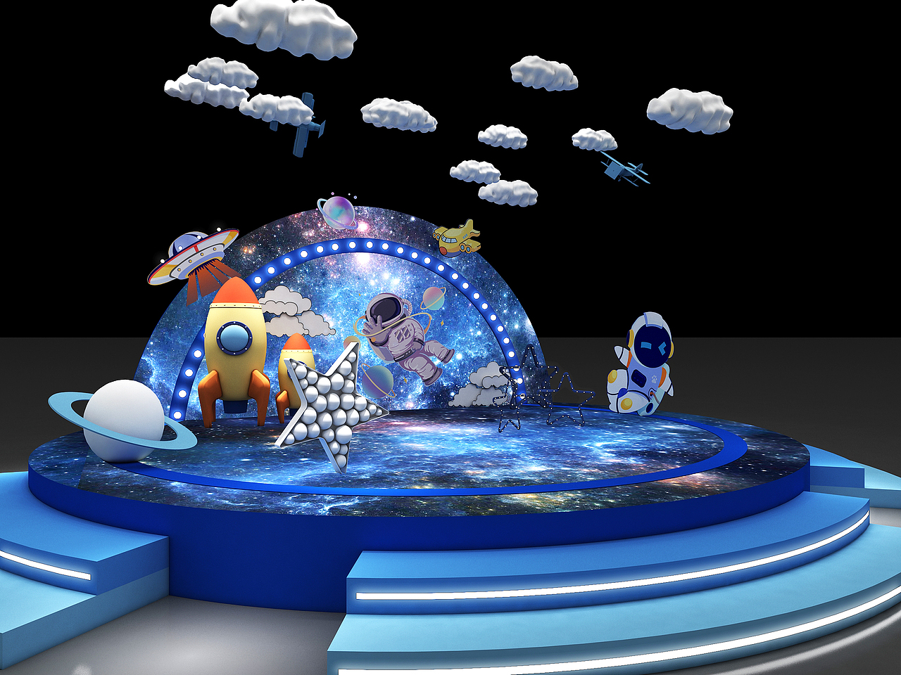 太空美陈（图ZMjQ2MzYzNDcy） - 其他三维 - 站酷设计师fohing原创素材 - 站酷ZCOOL