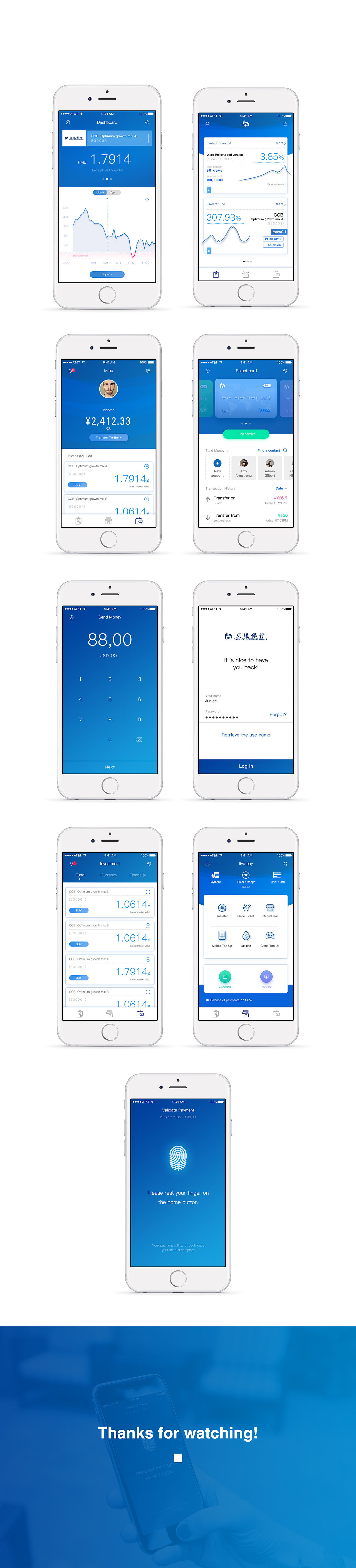 交通银行 UI 重设计（图ZNjUzNTExNjg=） - APP界面 - 站酷设计师gzhh原创素材 - 站酷ZCOOL