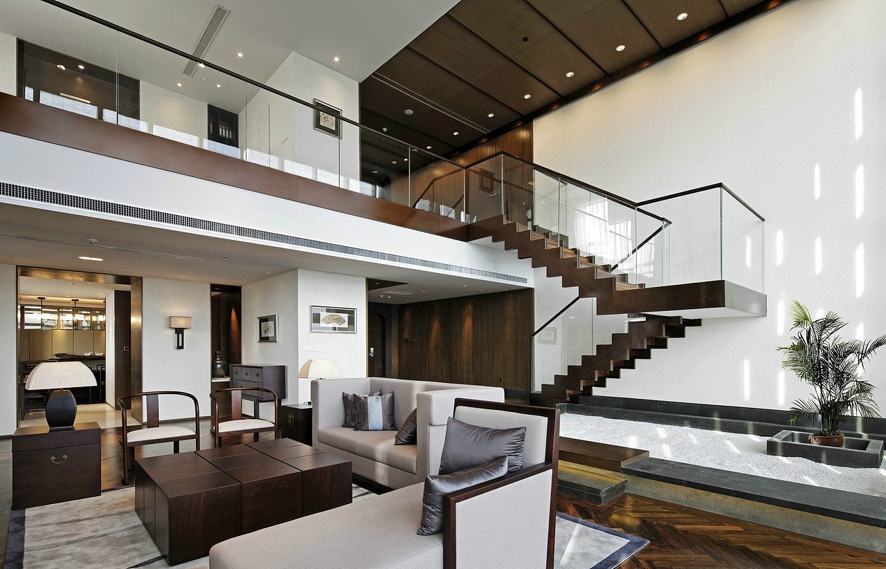 盘锦方林装饰190平房子装修效果图