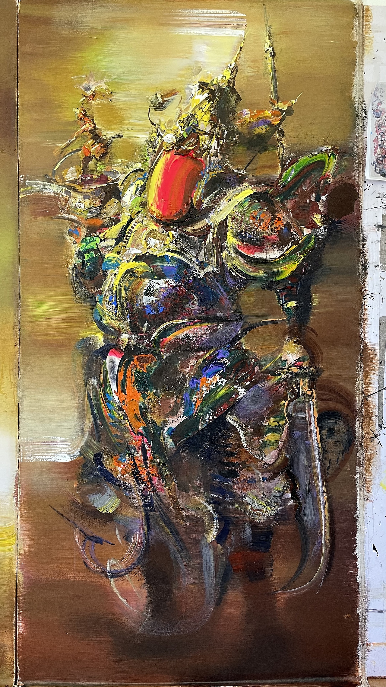 重彩门神.画语者邓宇