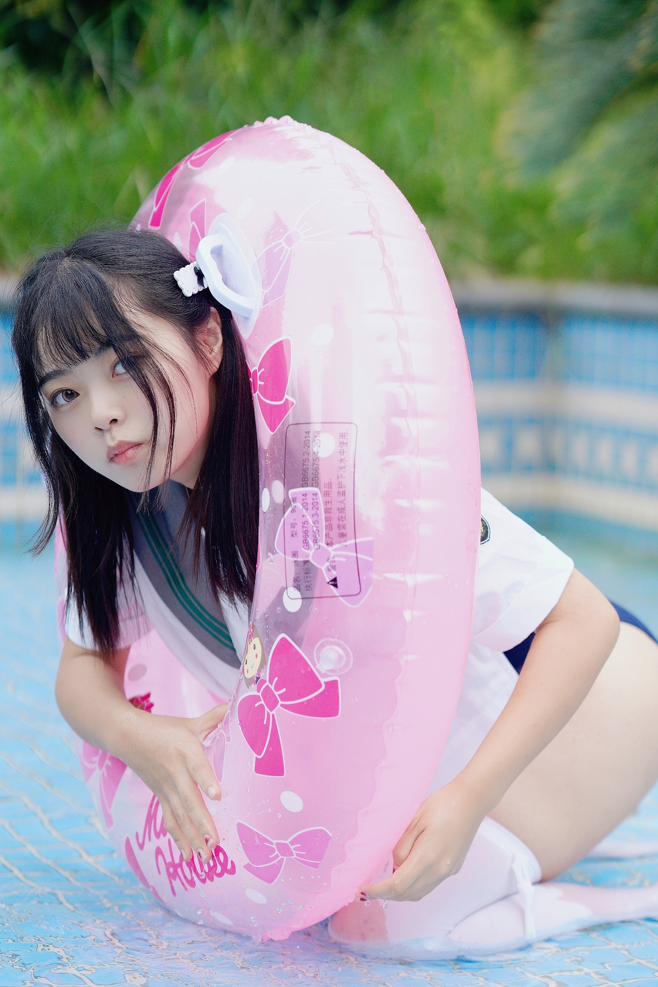 《夏日限定, 泳池写真2》（图ZMjc5MDk0NTA0） - 人像摄影 - 站酷设计师炎真原创素材 - 站酷ZCOOL