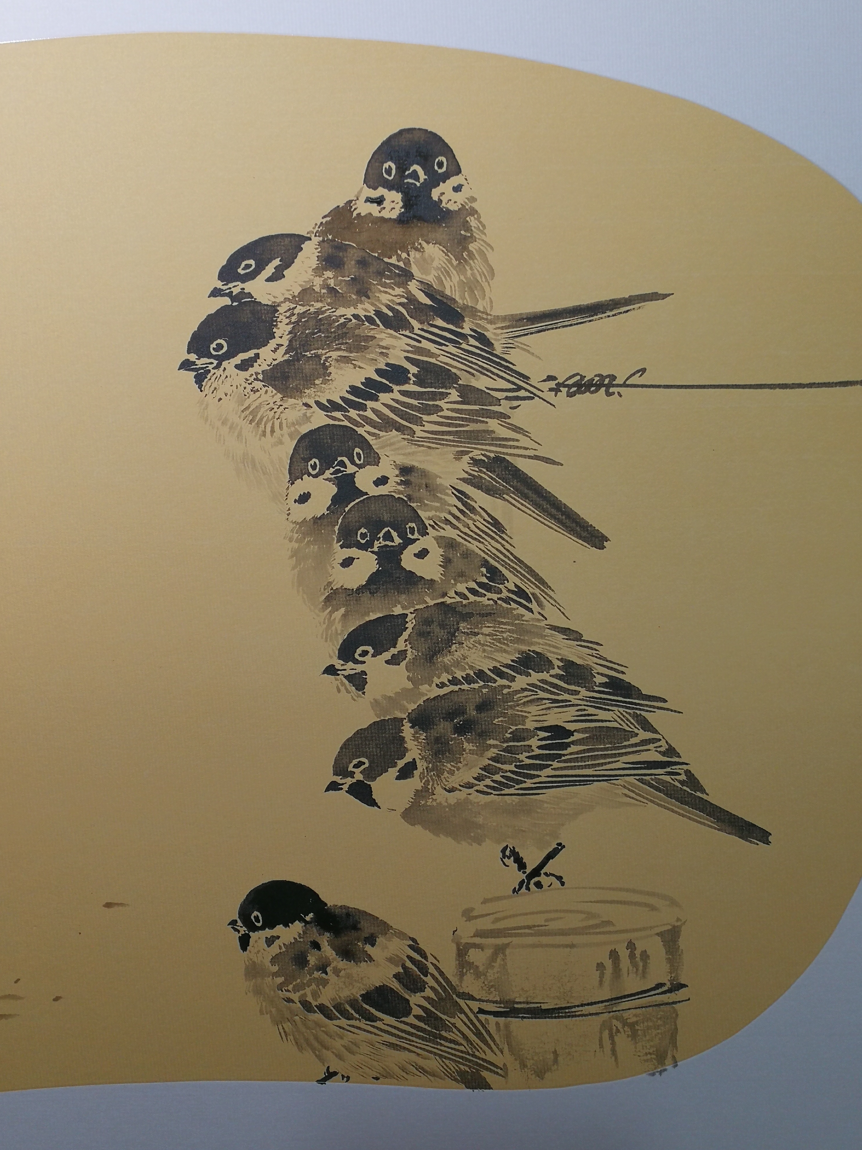 雀|纯艺术|国画|仰颐堂 - 原创作品 - 站酷 (zcool)