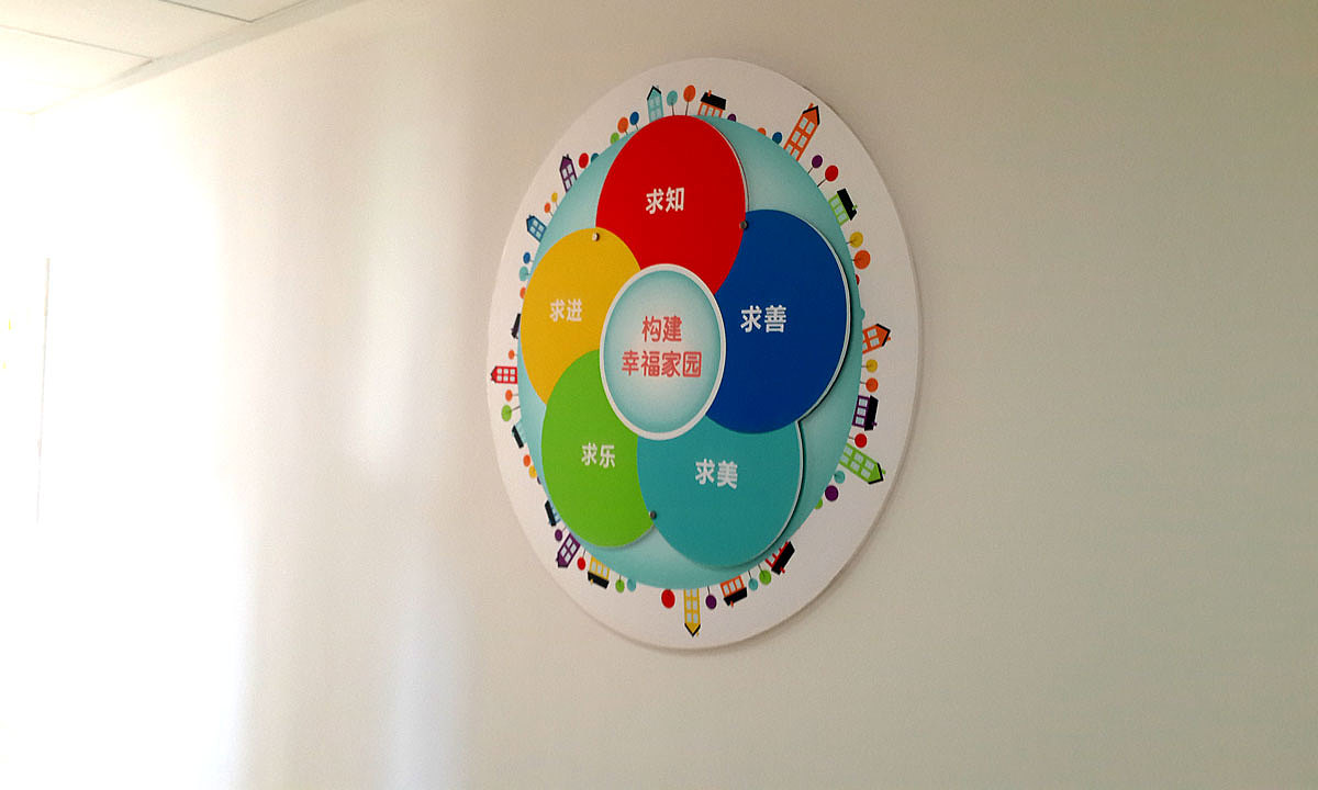 某电力公司 花花异形展板上墙实景 花个够（图ZNTk1MzY1NDQ=） - 图案 - 站酷设计师饭饭的爸原创素材 - 站酷ZCOOL