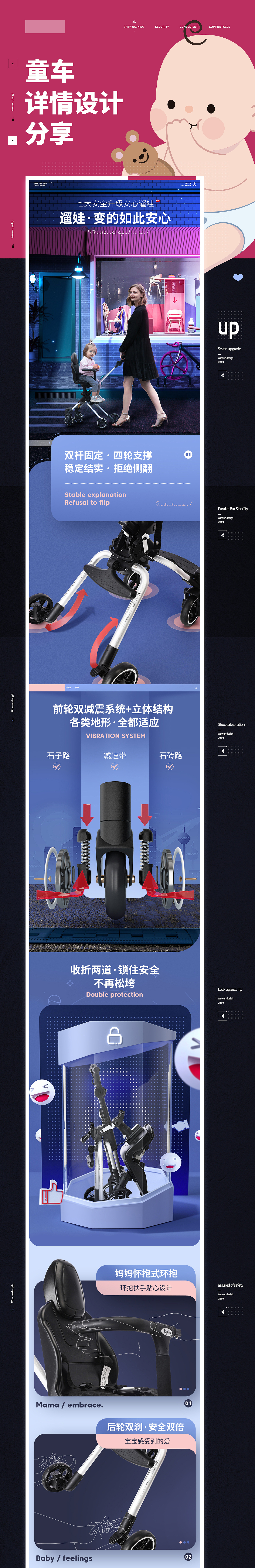 童车产品描述设计（图ZMTYzMTMyODg0） - 电商 - 站酷设计师无问视传原创素材 - 站酷ZCOOL