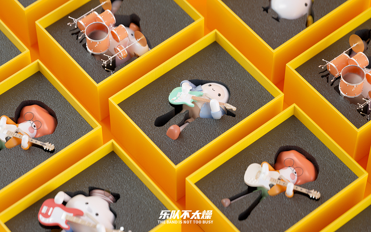 乐队不太燥 IP渲染