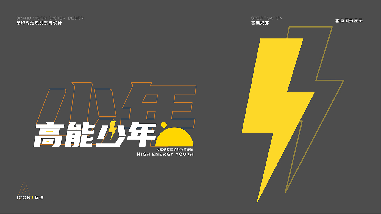 高能少年VIS 少儿教育品牌（图ZMjI5OTQ2MzI4） - 品牌 - 站酷设计师龙霸天0123原创素材 - 站酷ZCOOL