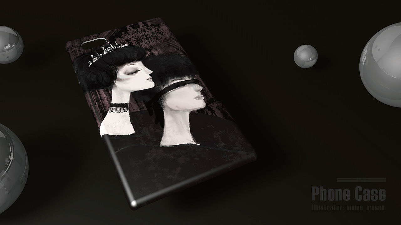 《Gothic》哥特文创插画（图ZOTQ1NzMyNzY=） - 商业插画 - 站酷设计师momo_mosen原创素材 - 站酷ZCOOL