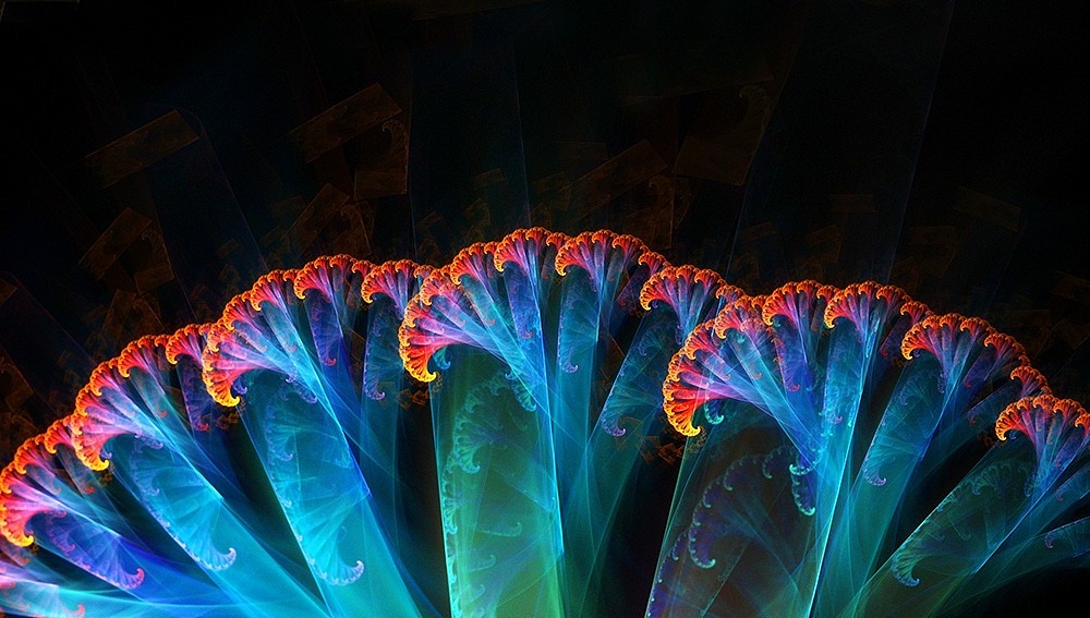 分形(Fractal)三十六辑: 花-叶-树（图ZNjU2NTg3MDQ=） - 绘画 - 站酷设计师阳光与青稞原创素材 - 站酷ZCOOL