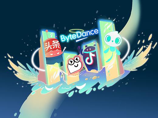 字節(jié)WORLD（個(gè)人主頁-ZNDc2NDgzOTY=） - 海報(bào) - 站酷設(shè)計(jì)師餛飩Z原創(chuàng)素材 - 站酷ZCOOL