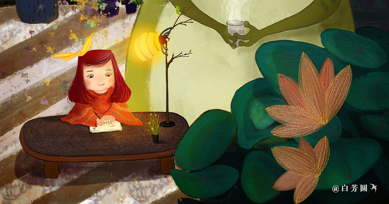 灵魂将要远行,写封信给家人。