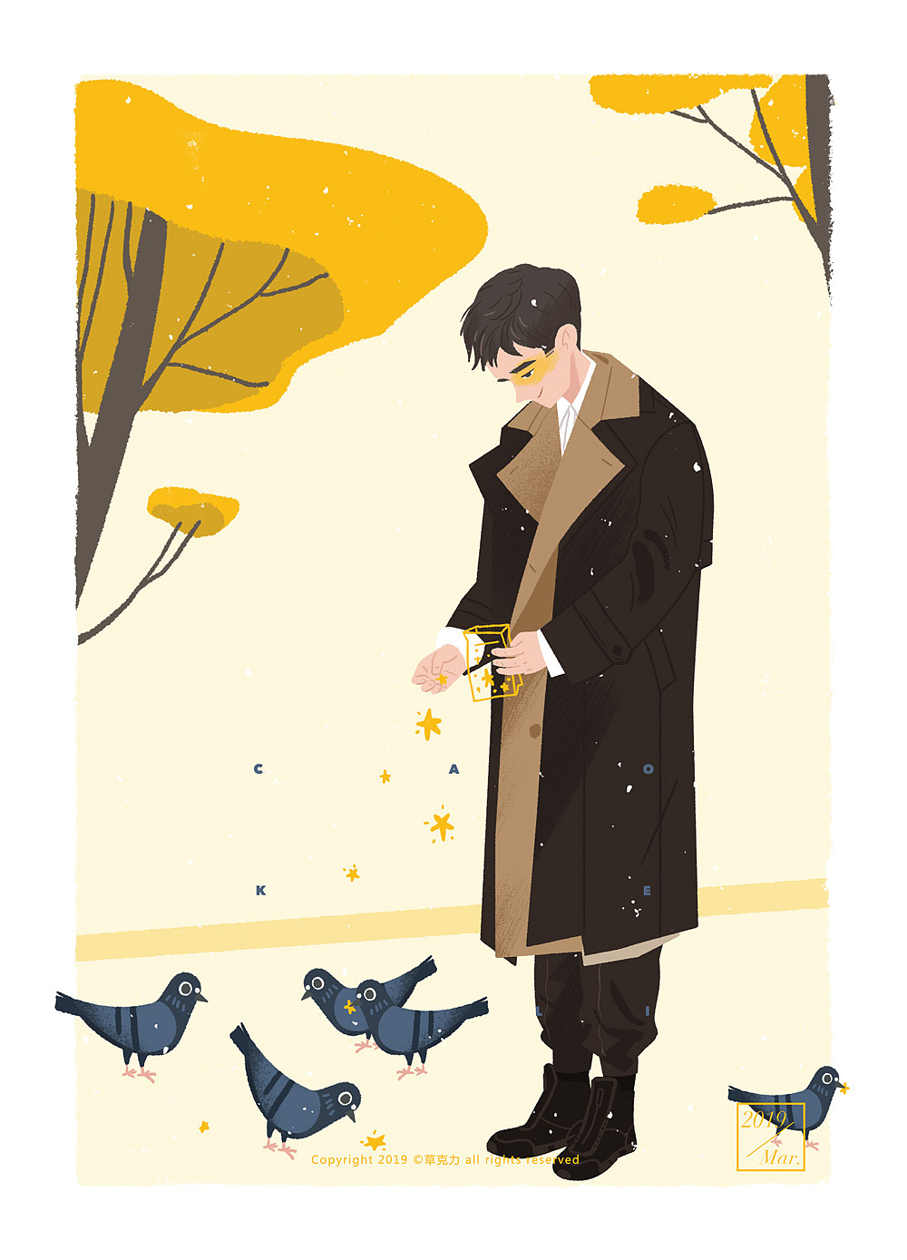 2019日常画作（图ZMTkxMjIxNTg0） - 商业插画 - 站酷设计师草克力caokeli原创素材 - 站酷ZCOOL