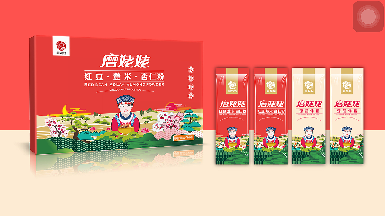 磨姥姥五谷杂粮营养餐（图ZMTEyMzk0MDI4） - 包装 - 站酷设计师周小周z原创素材 - 站酷ZCOOL