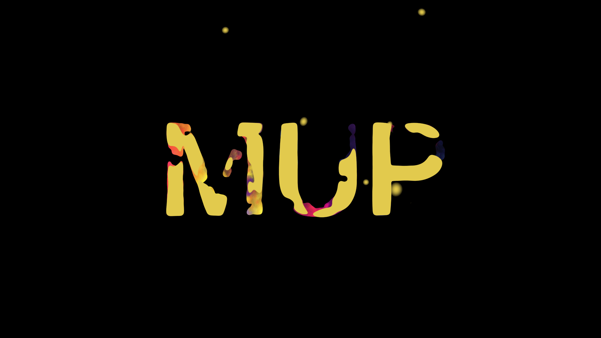 MUP-logo、字母水滴泡泡动画练习