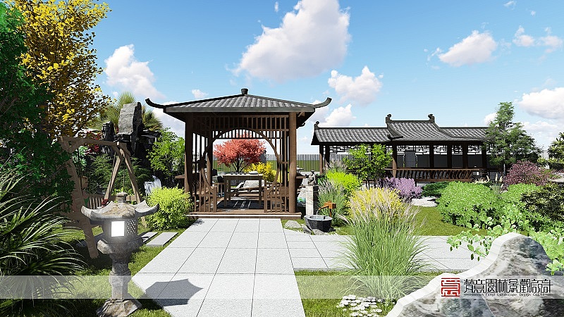 新乡平原新区碧桂园「莫奈花园」庭院设计案例