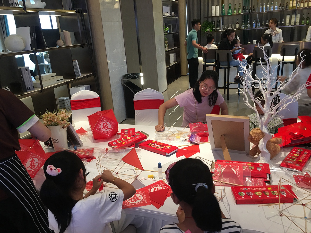 滨河万达广场中秋节