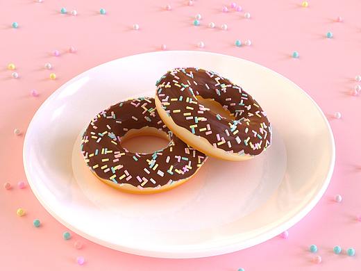 C4D建模学习之甜甜圈